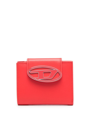 

Logo-plaque leather wallet, Diesel Logo-plaque leather wallet
