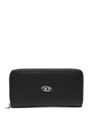 

Logo-plaque leather wallet, Diesel Logo-plaque leather wallet