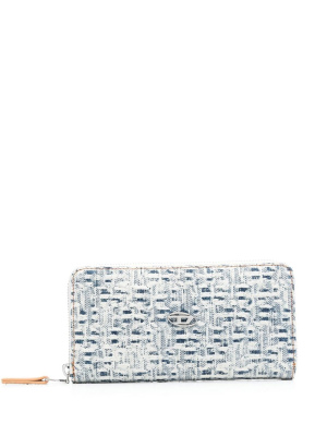 

Distressed-effect zipped purse, Diesel Distressed-effect zipped purse
