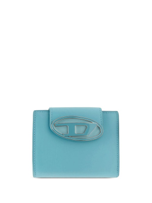 

Tonal logo-plaque leather wallet, Diesel Tonal logo-plaque leather wallet