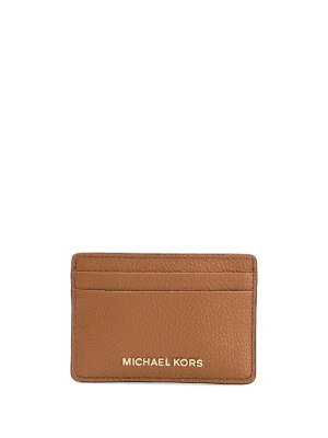 

Pebbled-effect leather cardholder, Michael Michael Kors Pebbled-effect leather cardholder
