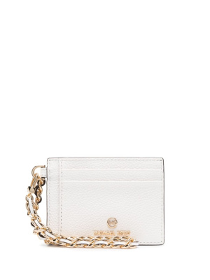 

Logo-lettering leather wallet, Michael Michael Kors Logo-lettering leather wallet