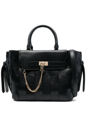 

Interwoven leather tote bag, Michael Michael Kors Interwoven leather tote bag