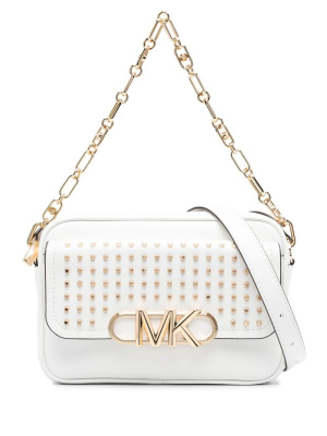 

Logo-plaque leather crossbody bag, Michael Michael Kors Logo-plaque leather crossbody bag