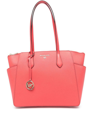 

Logo-plaque leather tote bag, Michael Michael Kors Logo-plaque leather tote bag