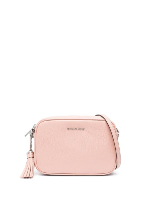 

Logo-lettering leather crossbody bag, Michael Michael Kors Logo-lettering leather crossbody bag