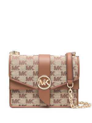 

Logo jacquard crossbody bag, Michael Michael Kors Logo jacquard crossbody bag