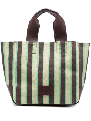 

Logo-patch tote bag, MSGM Logo-patch tote bag