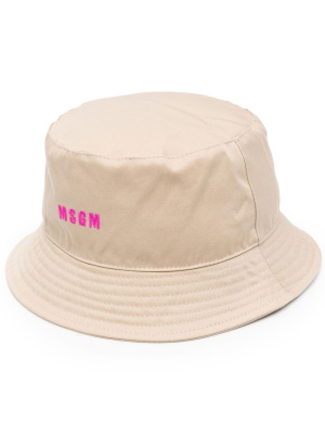 

Logo-patch bucket hat, MSGM Logo-patch bucket hat