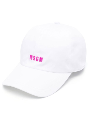 

Logo-print baseball cap, MSGM Logo-print baseball cap