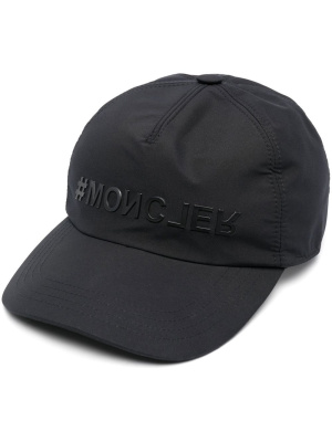 

Logo-lettering cotton cap, Moncler Grenoble Logo-lettering cotton cap