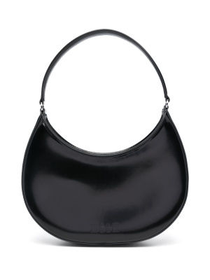 

Logo-debossed faux-leather hobo bag, MSGM Logo-debossed faux-leather hobo bag