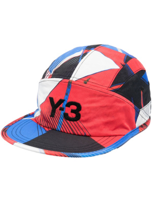

Logo-print flat-peak cap, Y-3 Logo-print flat-peak cap