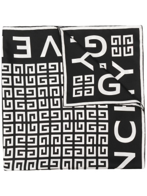 

Logo-print silk scarf, Givenchy Logo-print silk scarf