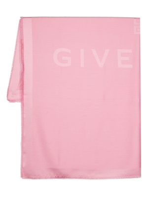 

Logo-print scarf, Givenchy Logo-print scarf