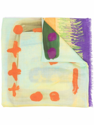 

Graphic-print scarf, Givenchy Graphic-print scarf