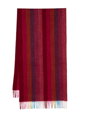 

Striped-print scarf, Paul Smith Striped-print scarf