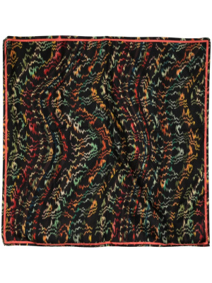 

Graphic-print silk scarf, Paul Smith Graphic-print silk scarf