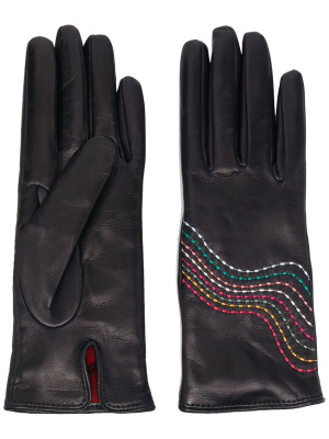 

Swirl stitch gloves, Paul Smith Swirl stitch gloves