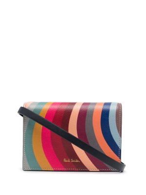 

Swirl-print crossbody wallet, Paul Smith Swirl-print crossbody wallet
