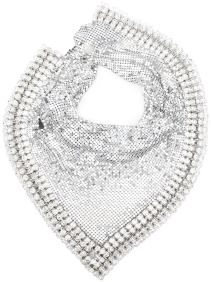

Crystal-embellished neck scarf, Rabanne Crystal-embellished neck scarf