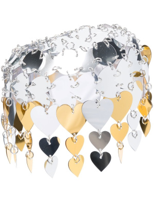 

Heart-paillettes chainmail hat, Rabanne Heart-paillettes chainmail hat