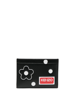 

Floral-print leather wallet, Kenzo Floral-print leather wallet