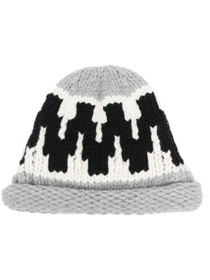 

Zigzag-knit beanie hat, Kenzo Zigzag-knit beanie hat