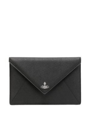 

Saffiano leather envelope clutch bag, Vivienne Westwood Saffiano leather envelope clutch bag