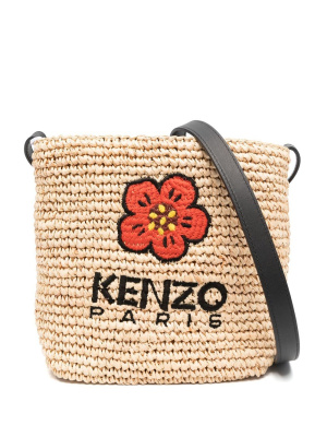 

Boke Flower straw crossbody bag, Kenzo Boke Flower straw crossbody bag