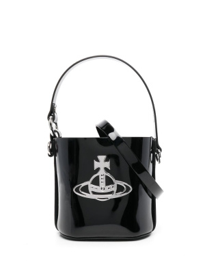 

Orb-plaque patent bag, Vivienne Westwood Orb-plaque patent bag