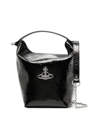 

Sally Orb-plaque bucket bag, Vivienne Westwood Sally Orb-plaque bucket bag