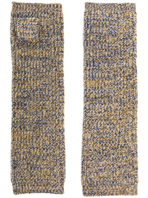 

Melange-knit fingerless gloves, ISABEL MARANT Melange-knit fingerless gloves