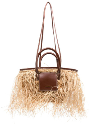 

Le Panier Soli Raphia tote bag, Jacquemus Le Panier Soli Raphia tote bag