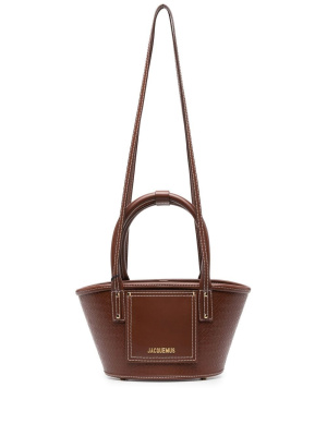 

Le Petit Panier Soli Cuir leather tote bag, Jacquemus Le Petit Panier Soli Cuir leather tote bag