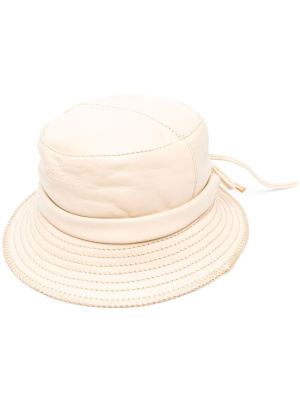 

Tie-fastening bucket hat, Jacquemus Tie-fastening bucket hat
