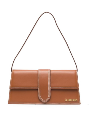 

Logo-plaque leather shoulder bag, Jacquemus Logo-plaque leather shoulder bag