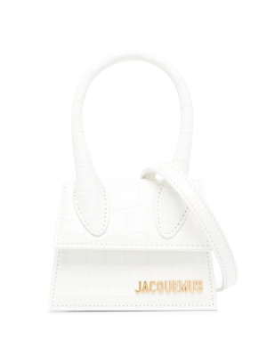 

Le Chiquito crocodile-embossed mini bag, Jacquemus Le Chiquito crocodile-embossed mini bag