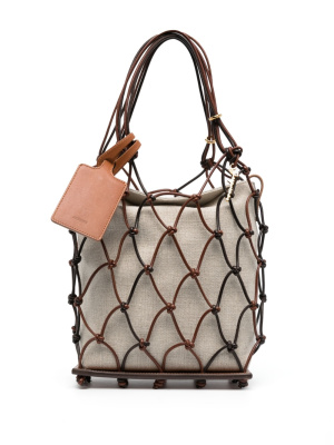 

Le Petit Filet Pralu tote bag, Jacquemus Le Petit Filet Pralu tote bag