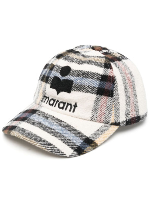 

Check-pattern baseball cap, ISABEL MARANT Check-pattern baseball cap