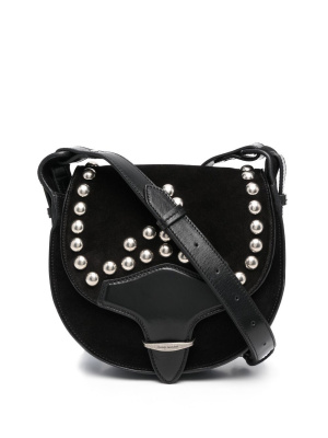 

Studded suede satchel bag, ISABEL MARANT Studded suede satchel bag