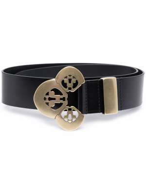 

Engraved-buckle leather belt, ISABEL MARANT Engraved-buckle leather belt