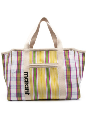 

Check-pattern tote bag, ISABEL MARANT Check-pattern tote bag