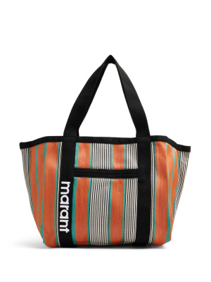 

Darwen stripe-print tote bag, ISABEL MARANT Darwen stripe-print tote bag