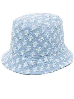 

Distressed-effect denim bucket hat, ISABEL MARANT Distressed-effect denim bucket hat