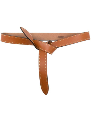 

Leather knot-detail belt, ISABEL MARANT Leather knot-detail belt