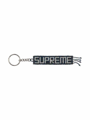 

Logo beaded keychain, Supreme Logo beaded keychain