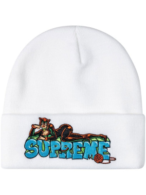 

Catwoman embroidered beanie, Supreme Catwoman embroidered beanie