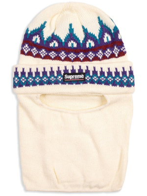 

Logo-appliqué jacquard balaclava, Supreme Logo-appliqué jacquard balaclava