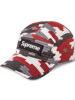 

Military logo-print camp cap, Supreme Military logo-print camp cap